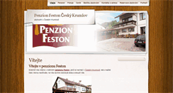Desktop Screenshot of penzionfeston.cz